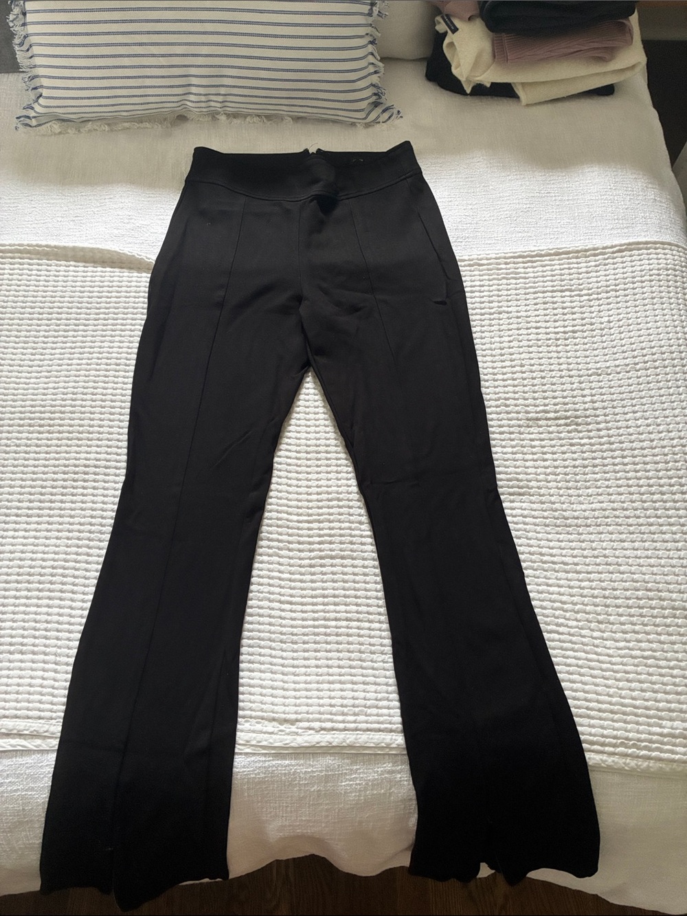 J. Crew Black Boot-Cut Flare Pants